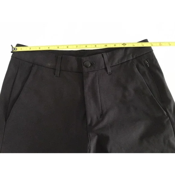 Lululemon | Women's Black Belt Looped Side Pocket Trouser Pants Size 28 - Picture 7 of 12